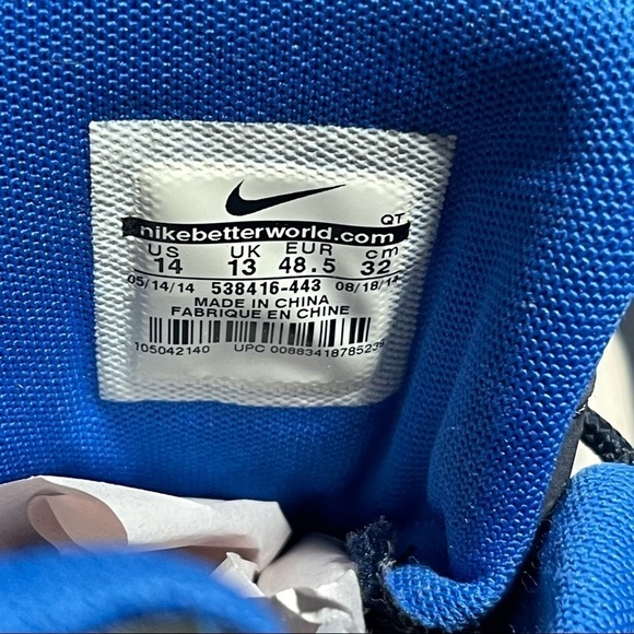 Nike Air Max 95s Men’s Premium size 14 In Dark Obsidian 538416-443 - Picture 9 of 9